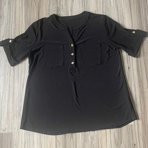 Anne Klein short sleeve XL top EUC